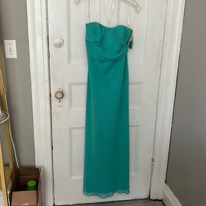 BRAND NEW NEVER WORN! Strapless Teal Prom/Evening dress